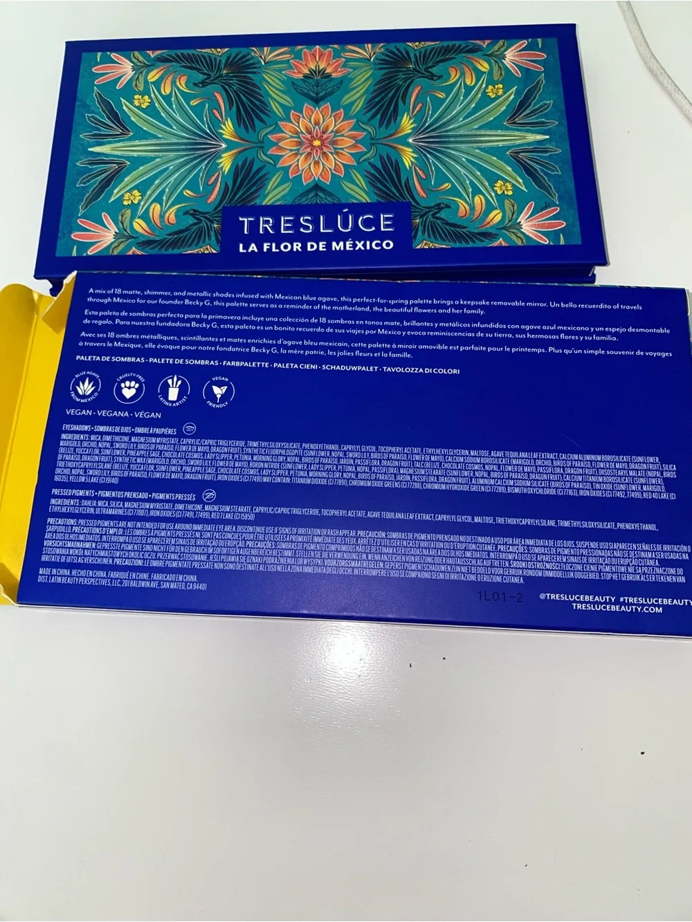 Tresluce Beauty La Flor de Mexico Eyeshadow Palette - NWT
